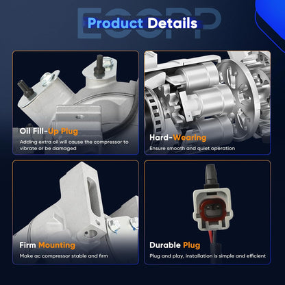 AC Compressor Fast Cooling 2015-2023 – Compatible with Nissan Maxima & Murano 3.5L