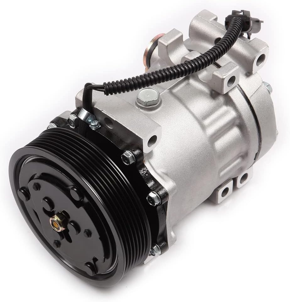 AC Compressor with Clutch SD7H15 – Compatible with 1999-2001 Dodge Dakota, Ram 1500, 2500, 3500 (3.9L, 5.2L, 5.9L, 8.0L) – Fast Cooling
