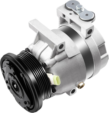 AC Compressor Compatible with Chevrolet Impala 3.4L (2002-2003) & Pontiac Grand Prix 3.1L (1996-2003)