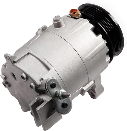 AC Compressor with Clutch for Chevrolet Impala, Malibu, Monte Carlo & Pontiac G6 3.5L 3.9L 2006-2011 – Fast Cooling, 6 Grooves