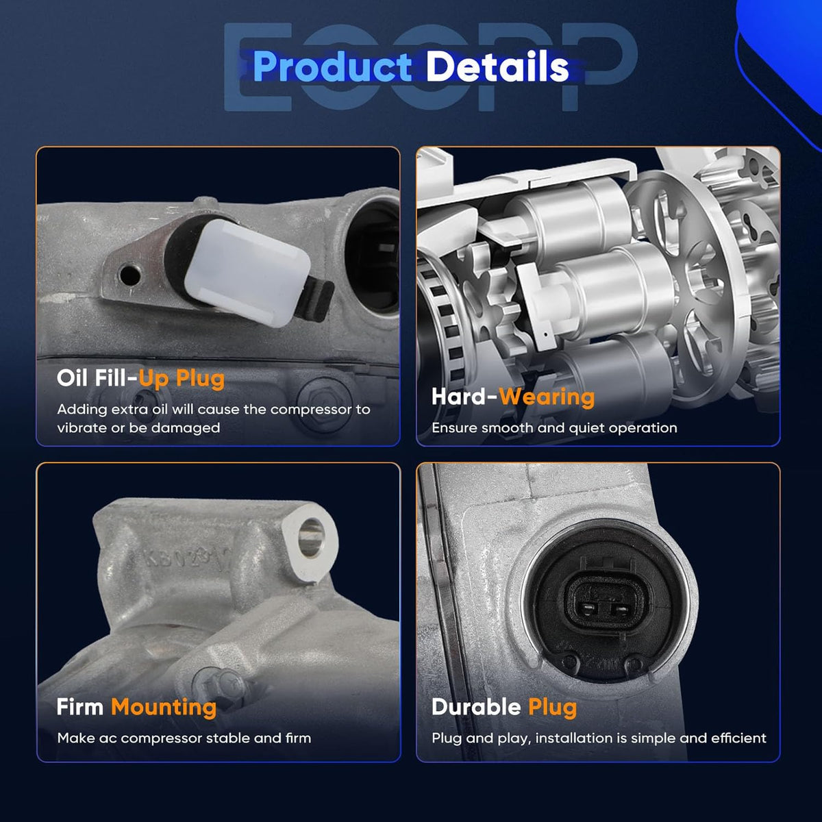 A/C Compressor with Clutch – 2007-2013 Lexus ES350, Toyota Sienna & Venza 3.5L – Fast Cooling AC Compressor - KUDUPARTS