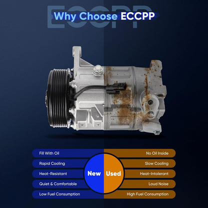 AC Compressor 3.5L – Compatible with Infiniti QX60 (2007–2019), Nissan Altima & Pathfinder