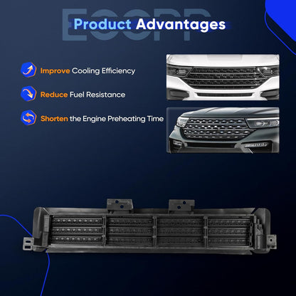 Radiator Shutter Assembly 2015-2021 Nissan Altima Murano Grille Shutter Replacement (Without Motor)