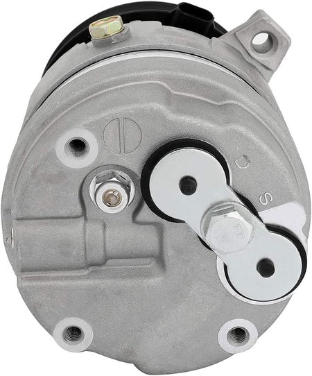 A/C Compressor with Clutch | Compatible with 1996-2005 Pontiac Bonneville, Buick LeSabre & Park Avenue 3.8L 4.6L - KUDUPARTS