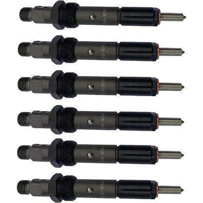 6 Pcs Fuel Injector 216-9786 for Caterpillar CAT Engine 3056E Loader 924G 928G 930G - KUDUPARTS
