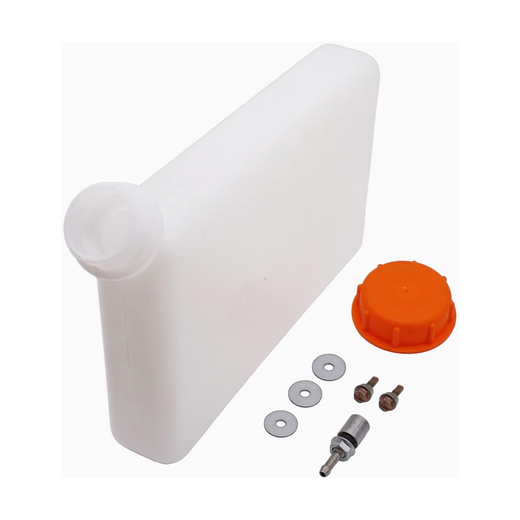 8L Portable Plastic Gasoline Fuel Oil Storage Tank for Car Truck - KUDUPARTS