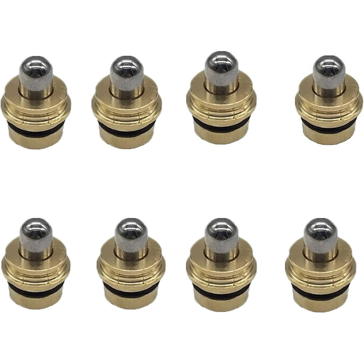 8 Pcs Pilot Valve Pusher 198-1076 for Caterpillar CAT Excavator 216B3 226B 236B 242B 247B 252B 268B 287B - KUDUPARTS