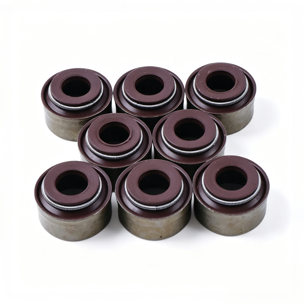 8 Pieces Valve Stem Seal 320/03533 for JCB Backhoe Loader 1400B 1550B 1600B 1700B 214 215 216 217 3C 3CX 3D