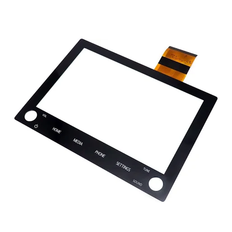 Autoradio avec écran tactile 8 pouces, numériseur en verre et 2 boutons pour Mitsubishi Outlander Sport Mirage G4 (2019-2022).