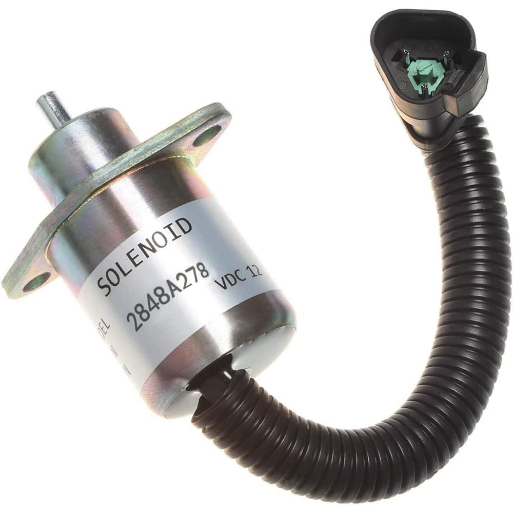 For Caterpillar CAT 232 262 252 242 906 257 277 267 287 247 12V Fuel Shutoff Solenoid 172-7209 - KUDUPARTS