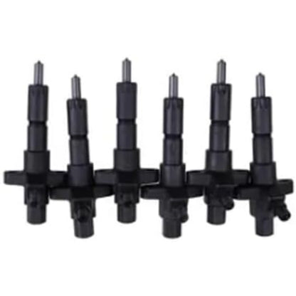 6 PCS Fuel Injector 1-15300250-2 for Isuzu Engine 6BD1 6BG1 Hitachi Excavator EX200-2 EX200-3 - KUDUPARTS