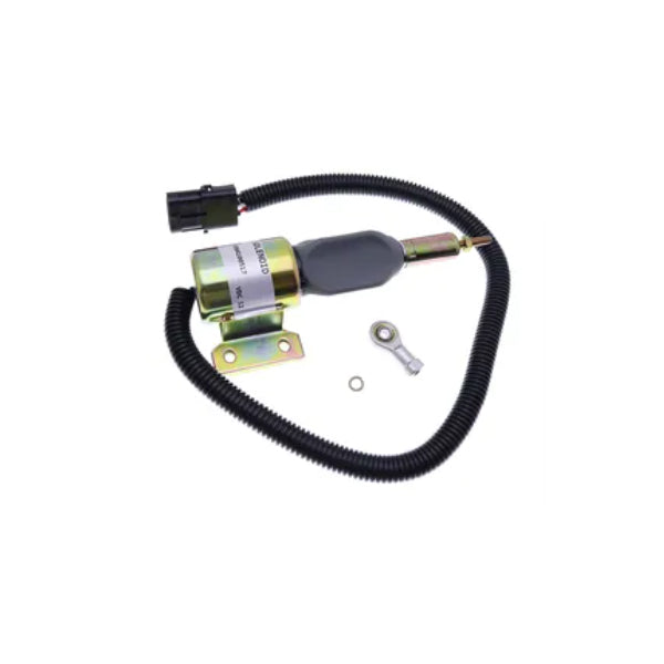 12V Stop Solenoid 3935429 3935431 SA-4755-12 for Cummins Engine 6BT 5.9L CASE Sprayer 3185 SPX3200B SPX3185 SPX3200 - KUDUPARTS