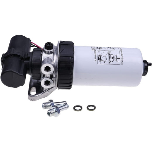 Fuel Filter Assembly 87801794 87801995 87802202 for New Holland 7010 Ford 5610S 6610S CASE CVX1195 4.4 5.0 - KUDUPARTS