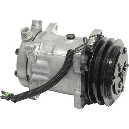 Compresseur A/C 12V SD5H11 87546525 pour chargeur New Holland C175 L175