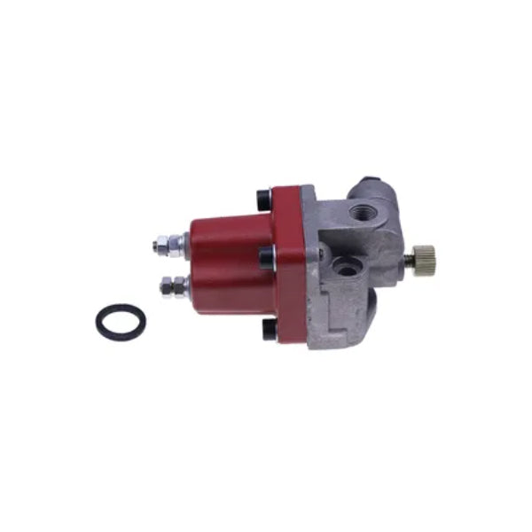 2 Pole 24V Fuel Shutoff Solenoid Valve 3035346 for Cummins Engine K19 NT855 N14 - KUDUPARTS