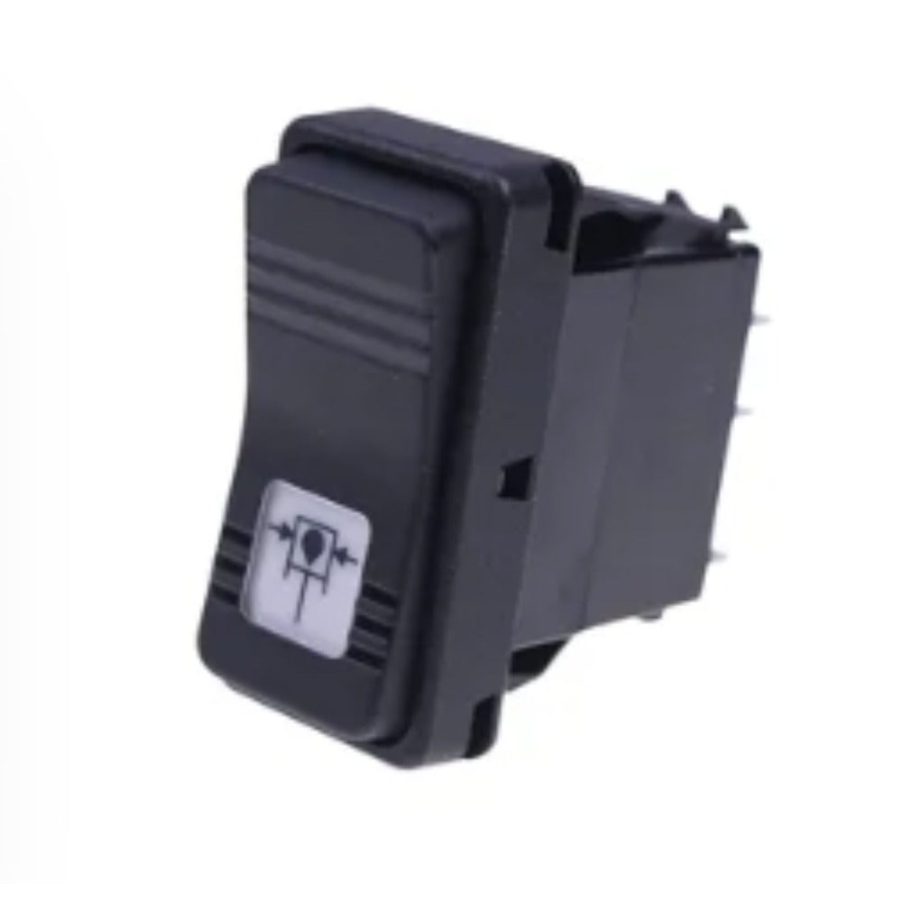 Lighted Rocker Switch 87423802 for New Holland LB75.B B110B B100B LB90.B B115B B100BTC B95C B90B B95B B110C B110 B115 B95 LB110.B B95LR B95TC - KUDUPARTS