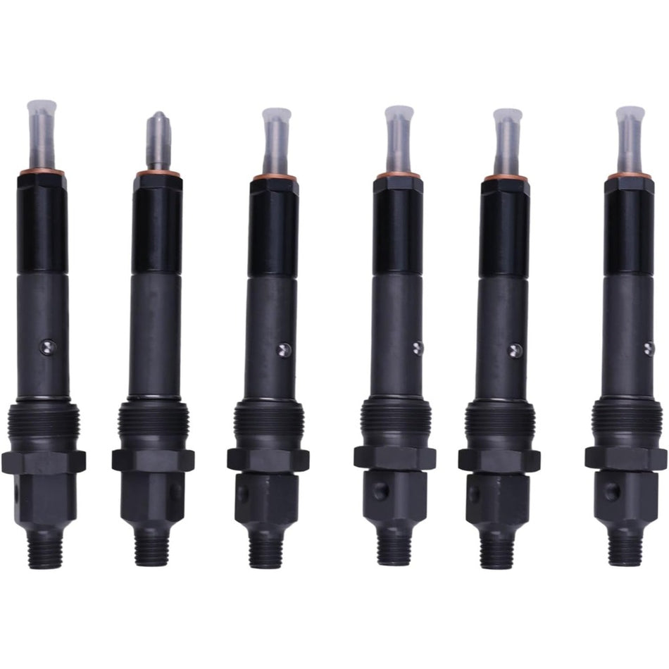 6 Pcs Fuel Injector 170-2387 216-4933 for Caterpillar CAT Engine 3056 Loader 924G 924GZ
