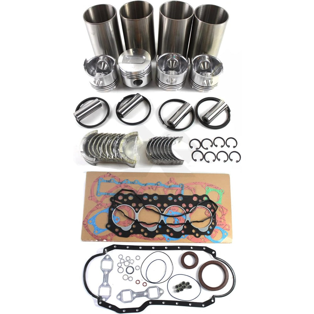 Overhaul Rebuild Kit for Mitsubishi Engine S4Q S4Q2 S4Q2-T New Holland Excavator EC45 - KUDUPARTS