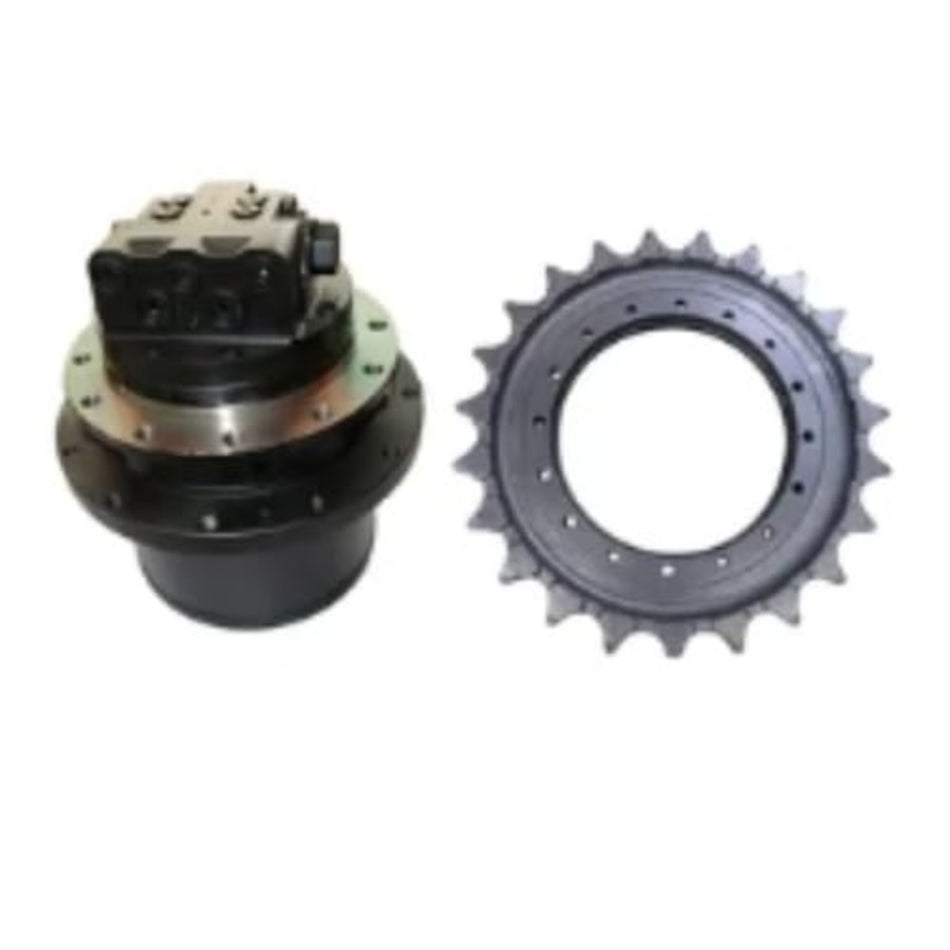 Hydraulic Motor 9118299 With Sprocket 1010447 for Hitachi Excavator EX75UR EX75UR-3 - KUDUPARTS