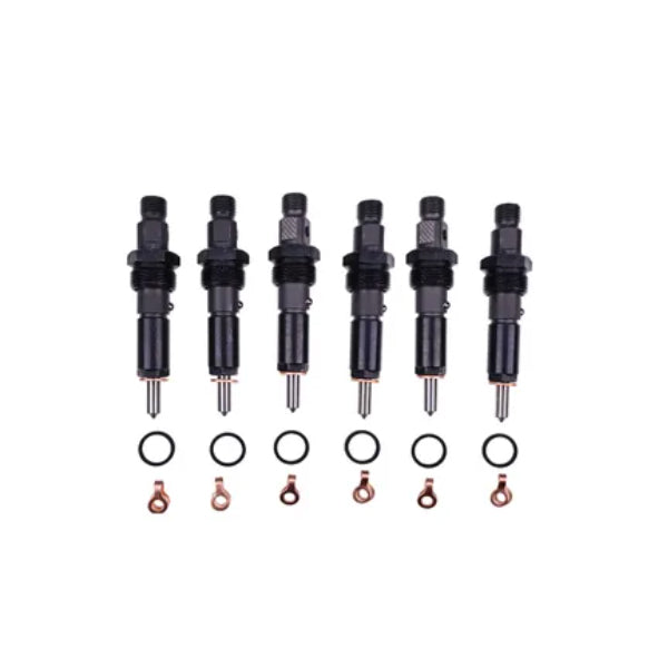 6Pcs Fuel Injector 3802833 3865968 for Cummins Engine 6B5.9 6BT5.9 1994-1998 Dodge Truck Ram 2500 3500 - KUDUPARTS