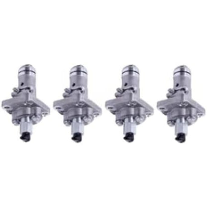 4Pcs Fuel Injector Pump Assembly 8973148952 for Isuzu 4LB1 4LE1 4LE2 4LC1 Engine John Deere 50C 35C 27C Hitachi ZX27U ZX30U ZX35U ZX40U ZX50U ZX55UR Excavator - KUDUPARTS