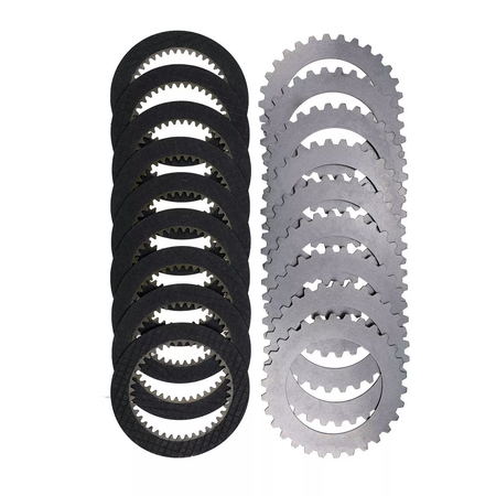 9+9 Pcs Synchro Shuttle Powershift Forward/Rev Clutch AT179473 and T158801 for John Deere 210LE 310E 310G 410E 410G 485E - KUDUPARTS
