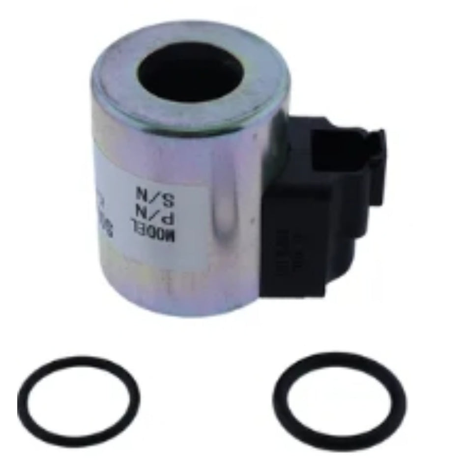 Solenoid Valve Coil 85827798 for New Holland Backhoe Loader B100B B110B B90B B95 B95B B95BLR LB110.B LB75.B LB90.B - KUDUPARTS