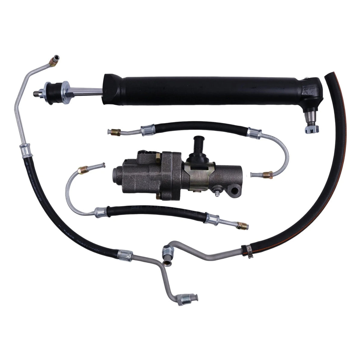 Power Steering Valve Cylinder & Hose Kit 1509003 1505001 1502007 for Chevrolet Corvette Base 5.3L 5.7L 7.0L 7.4L 1963-1979 - KUDUPARTS