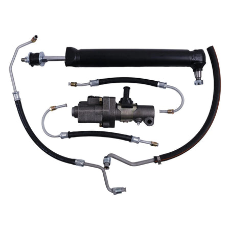 Power Steering Valve Cylinder & Hose Kit 1509003 1505001 1502007 for Chevrolet Corvette Base 5.3L 5.7L 7.0L 7.4L 1963-1979 - KUDUPARTS