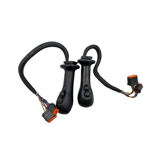 A Pair Hand Joystick Controller 512-1247 512-1248 for Caterpillar CAT Excavator E320GC E323GC E324GC E345GC - KUDUPARTS