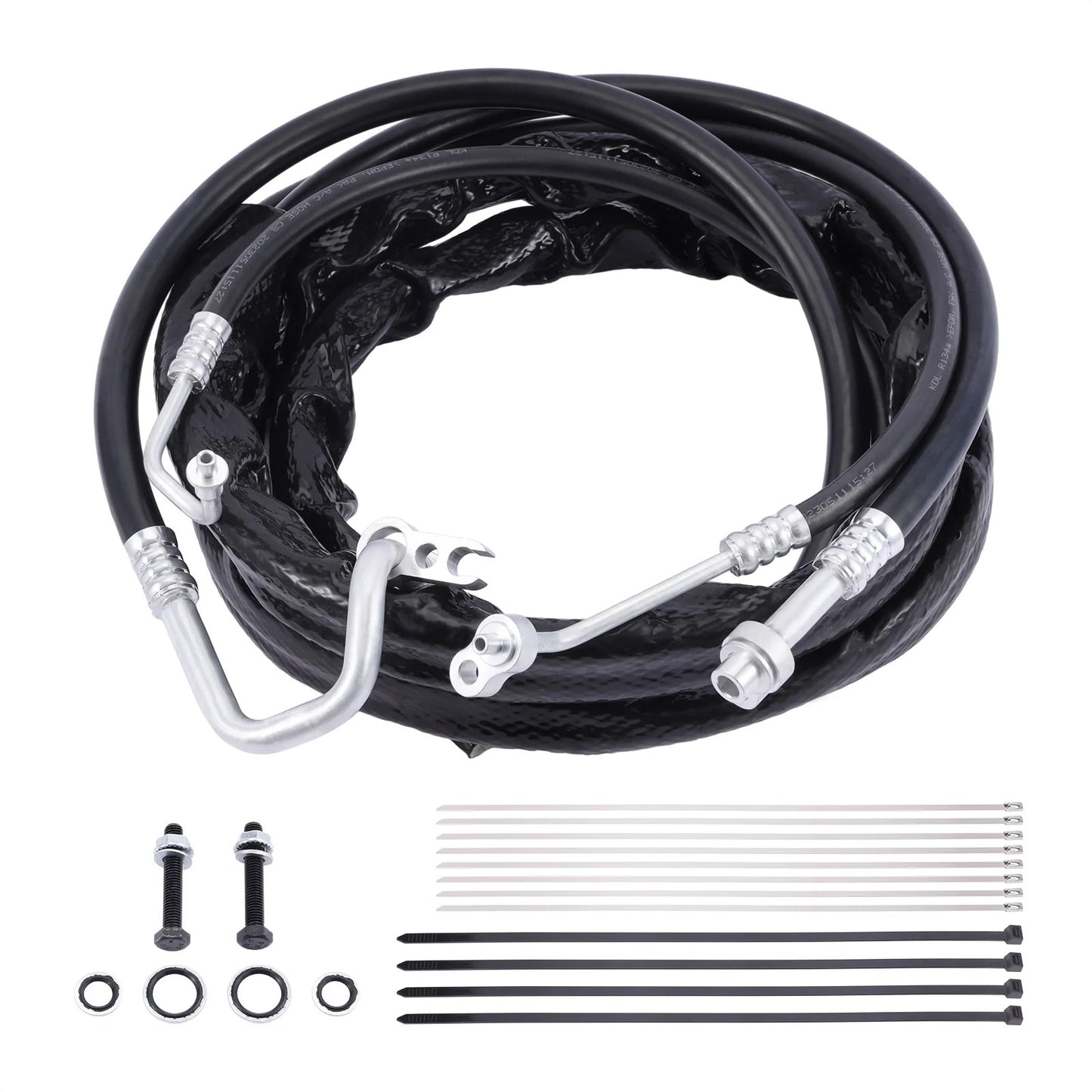 Kit de conduites de climatisation arrière AT34653 pour GMC Acadia, Chevrolet Traverse, Buick Enclave, Saturn Outlook (2007-2017)