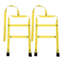 Sangles réglables pour panier de roue de voiture, ensemble de filets de roue, crochet plat pour chariot de remorquage