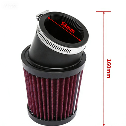 Aftermarket K&N SN-2530 High-Flow Universal Air Filter - KUDUPARTS