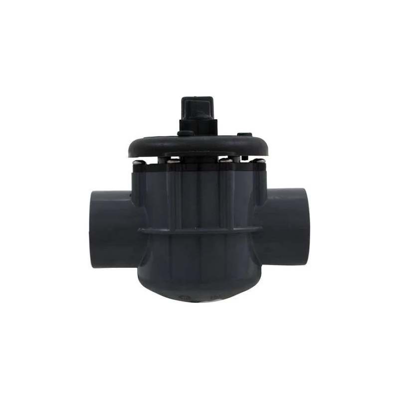 Vanne de dérivation Pentair 263038 à deux ports avec diamètre intérieur de 1-1/2" et diamètre extérieur de 2"