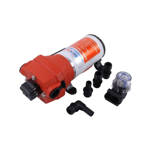 Aftermarket Seaflo SFDP1-045-040-41 12V 4-chamber Diaphragm Pump - KUDUPARTS