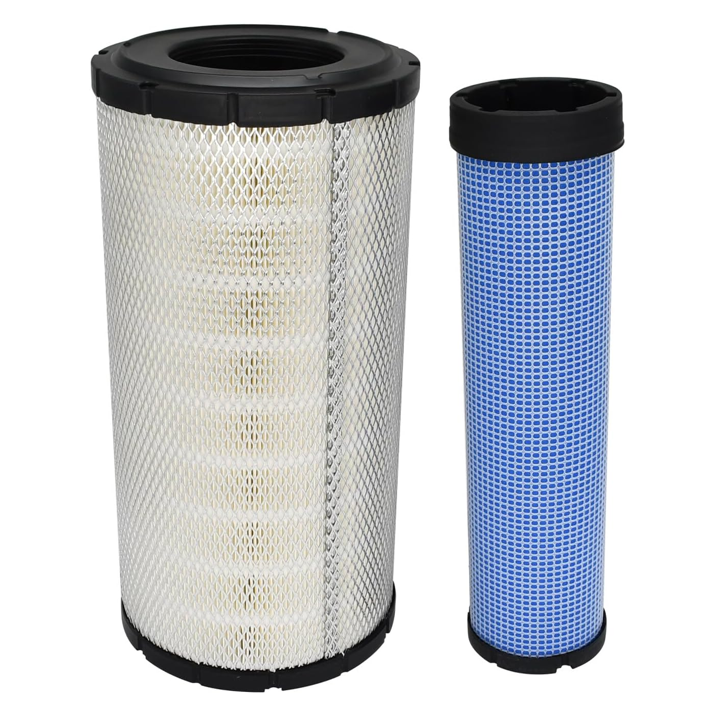 Air Filter 600-185-2110 and 600-185-2120 for Komatsu Excavator PC118MR-8 PC128US-2 PC128UU-2 PC130-8 PC138US-2 - KUDUPARTS