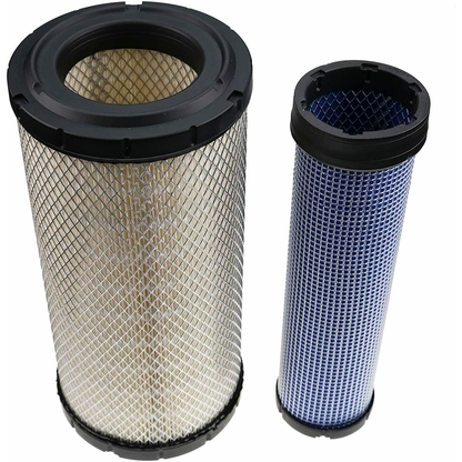 Air Filter Kit 26510337 26510338 for Massey Ferguson Tractor 2210 2220 2225 2230 393 394FQ 394GE 394SQ - KUDUPARTS