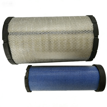 Air Filter Kit 4283861 and 4287060 for Hitachi Excavator EX200-2 EX200-3 EX200-3C EX200-3E EX200K-2 EX200K-3 - KUDUPARTS