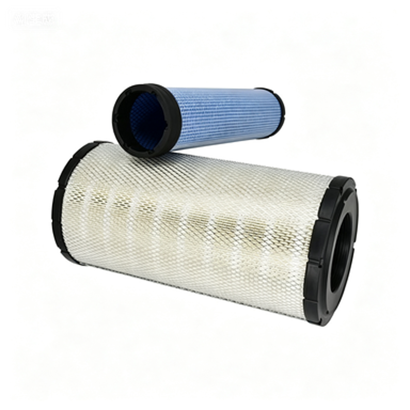 Air Filter Kit 600-185-3100 600-185-3200 for Komatsu Excavator PC200-7 PC200-8 PC228US-3 - KUDUPARTS