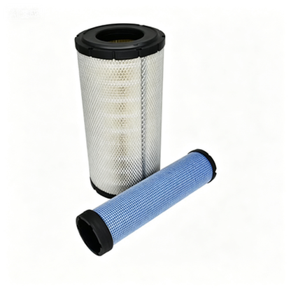 Air Filter Kit 600-185-3100 600-185-3200 for Komatsu Excavator PC200-7 PC200-8 PC228US-3 - KUDUPARTS