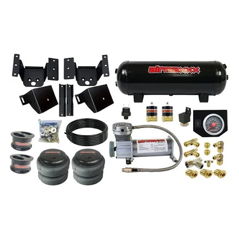 Air Helper Spring Load Level Kit for Chevrolet Silverado GMC Sierra 2500 3500 Truck - KUDUPARTS