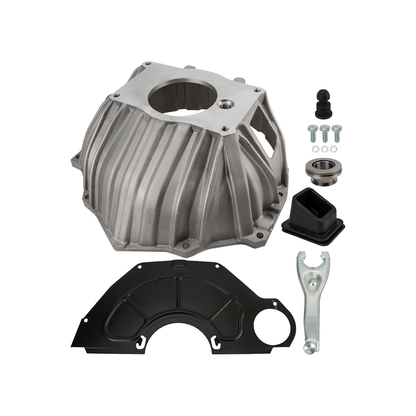 Bell Housing Kit & 11" Clutch Fork & Throwout Bearing & Cover 3899621 for Chevy Chevelle Corvette Camaro