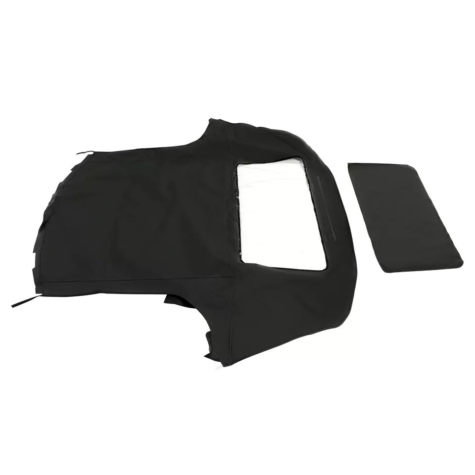 Black Convertible Soft Top GEO6481-0265 for Suzuki Swift Geo Metro Pontiac Firefly - KUDUPARTS