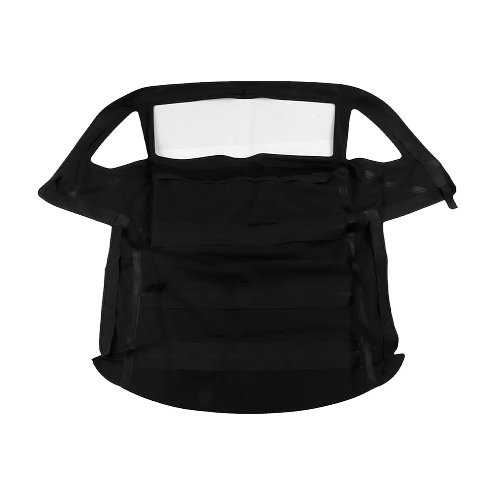 Black Convertible Soft Top MBZ1076845 MBZ1076845 for Mercedes-Benz R107 560SL 380SL - KUDUPARTS
