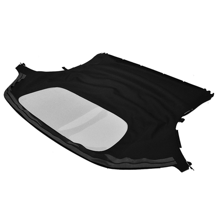 Black Convertible Soft Top PBl003 for Porsche Boxster 986 - KUDUPARTS
