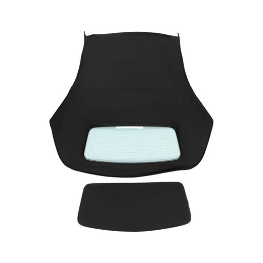 Black Convertible Soft Top With Heated Glass Window NIS-3493 for Nissan 350Z - KUDUPARTS