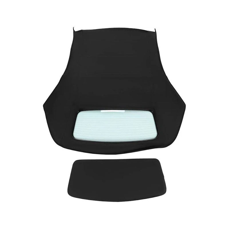 Black Convertible Soft Top With Heated Glass Window NIS-3493 for Nissan 350Z - KUDUPARTS