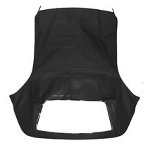 Capote souple noire décapotable avec lunette arrière en plastique BMW30646 54310006432 pour BMW Série 3 E30