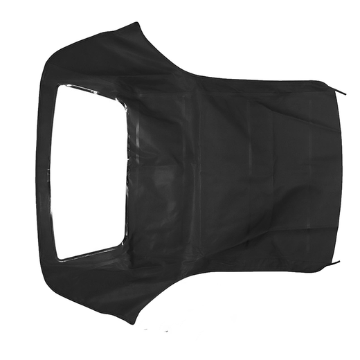 Black Convertible Soft Top With Plastic Window BMW30646 54310006432 for BMW 3-Series E30 - KUDUPARTS