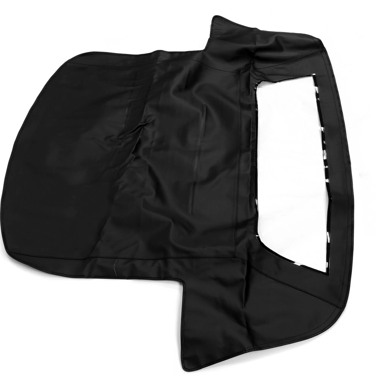 Black Convertible Soft Top With Plastic Window COR86989 COR0003 for Chevrolet Corvette - KUDUPARTS